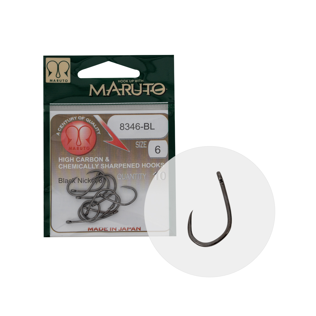 MARUTO HOROG 8346BL BARBLESS HC FORGED BLACK NICKEL